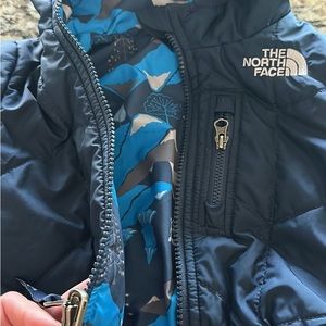 Baby boy northface size 0-3 months reversible